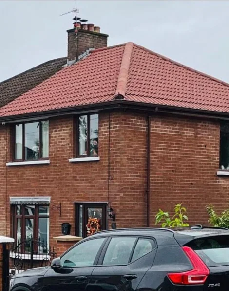 Completed roofing work by Roofpro Solutions in mid-Ulster
